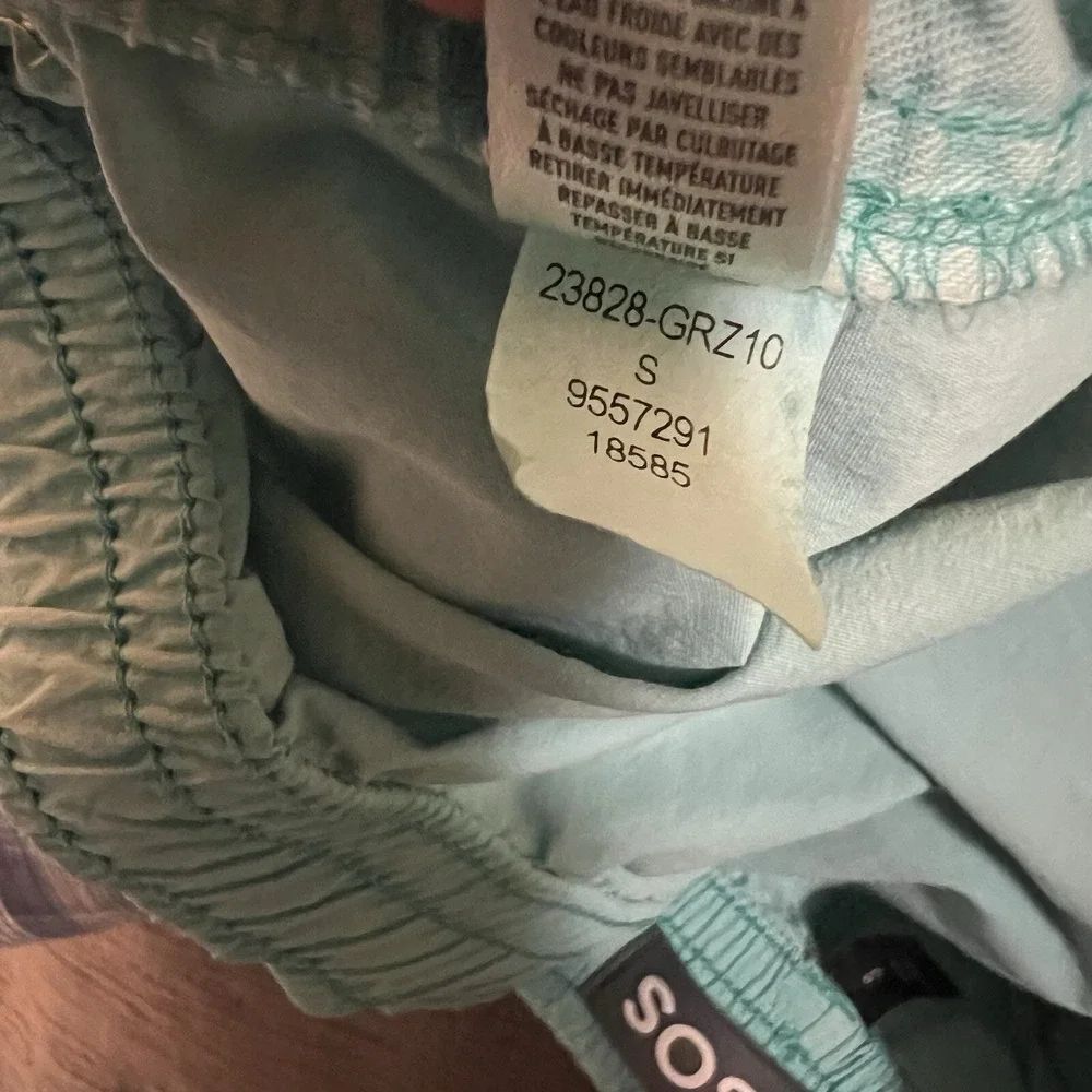 Bonobos Men's Swim Trunks Size S Blue green Pull On Unlined Stretch 7